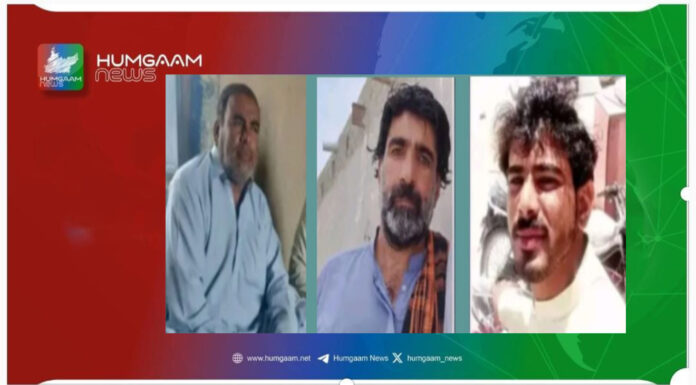پنجگور سے قابض فورسز نے 5 افراد کو جبری لاپتہ کردیا