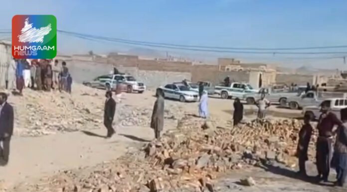 دوزآپ کے علاقے کشاورز میں ایرانی فورسز اور میونسپلٹی کے عملے نے کم از کم 10 بلوچوں کے گھروں کو مسمار کردیا
