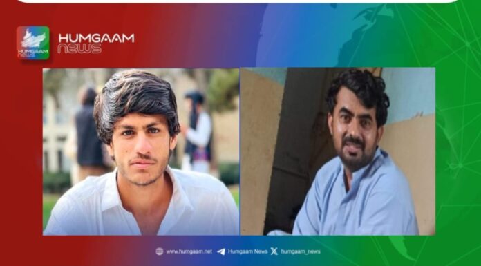 تربت اور حب سےفورسز ہاتھوں 2 نوجوان جبری لاپتہ