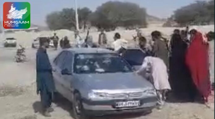 دشتیاری، سنگان میں خفیہ اداروں کے اہلکاروں اور مقامی آبادی کے درمیان شدید کشیدگی، فائرنگ سے دو افراد زخمی