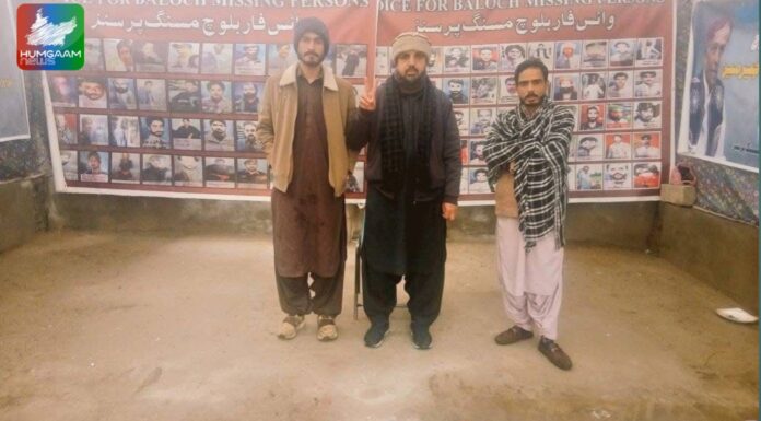 کوئٹہ کے شدید سردی اور برفباری میں بھی وی بی ایم پی کا احتجاج 6061ویں روز جاری