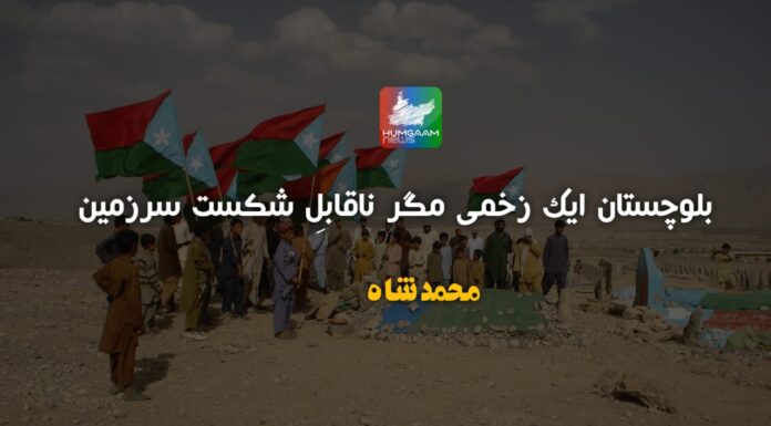 بلوچستان ایک زخمی مگر ناقابلِ شکست سرزمین تحریر: محمد شاه