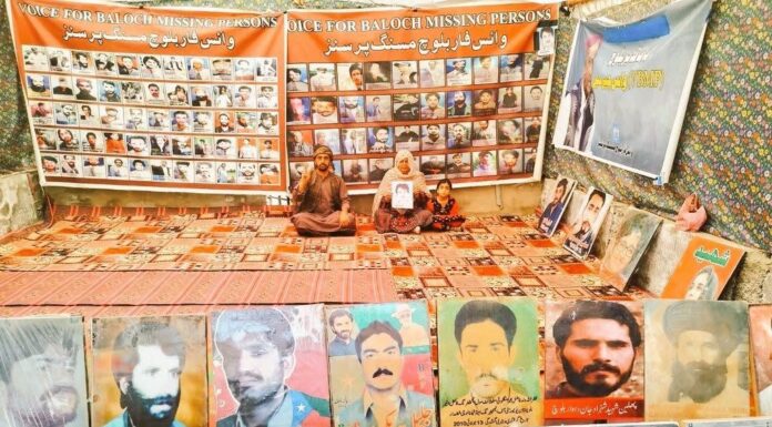 وی بی ایم پی کے احتجاجی کیمپ آج 6092ویں روز داخل، جبری لاپتہ محمود لانگو کی والدہ اور بچی کی احتجاج میں شرکت