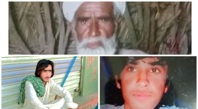 آواران سے بزرگ شخص دو بیٹوں سمیت قابض پاکستانی فورسز کے ہاتھوں جبری لاپتہ