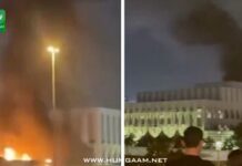 دبئی میں امریکی قونصل خانے پر ڈرون حملہ، آگ بھڑک اٹھی