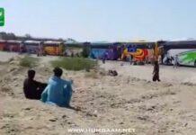 گوادر: کوسٹل ہائی وے ،بدوک کے مقام پر پاکستانی فورسز نے مسافر بسیں روک لیں