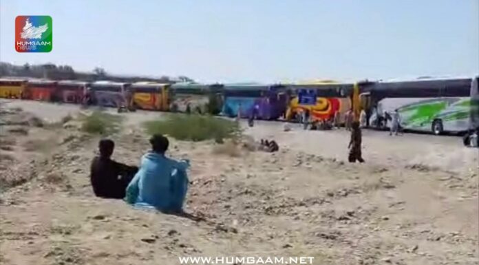 گوادر: کوسٹل ہائی وے ،بدوک کے مقام پر پاکستانی فورسز نے مسافر بسیں روک لیں