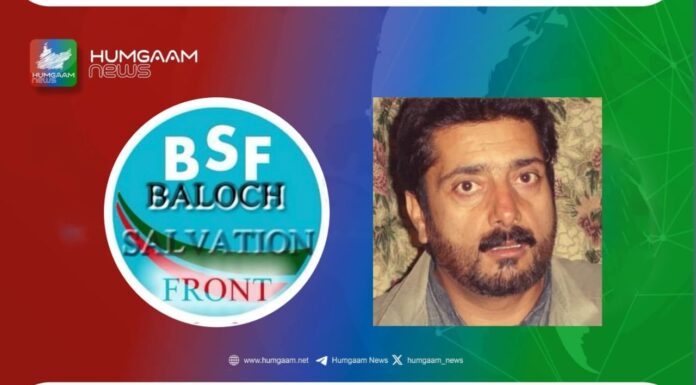 شہید آغا محمود خان احمد زئی بلوچ قومی آزادی کے عظیم معلم اور دانشور تھے: بلوچ سالویشن فرنٹ