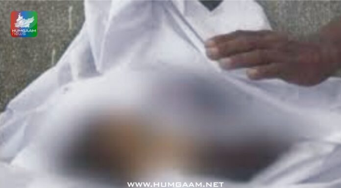 تربت کے علاقے ہوشاپ سے ایک شخص کی لاش برآمد