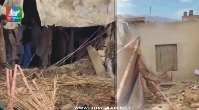 کوہلو، بارش کے باعث چھت گرنے سے ایک شخص جاں بحق، دوسرا زخمی