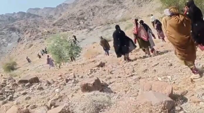 فاریاب میں کرومائٹ کان کے خلاف احتجاج پر کریک ڈاؤن، سات بلوچ خواتین زخمی، چھ افراد گرفتار