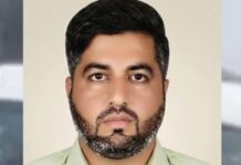 سیب و سوران میں نامعلوم مسلح افراد کی فائرنگ، پولیس اہلکار ہلاک
