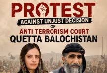 ڈاکٹر ماہ رنگ بلوچ اور سبغت اللہ شاہ کی عمر قید کے خلاف 11 جولائی کو جرمنی کے شہر کولون میں بلوچ ڈائسپورا کا احتجاج کرے گا۔