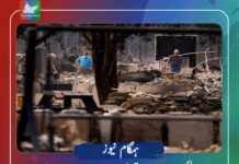 واشنگٹن میں جنگلاتی آگ نے 700 عمارتوں کو خاکستر کردیا، 64 ہزار افراد کا انخلا
