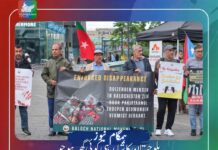 بلوچستان کا شاید ہی کوئی گھر ہو جو جبری گمشدگی کے المیے سے محفوظ رہا ہو ۔ بی این ایم کا اُتریخت میں احتجاج